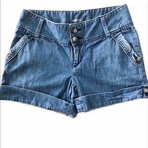GAP cuffed jean shorts - 6